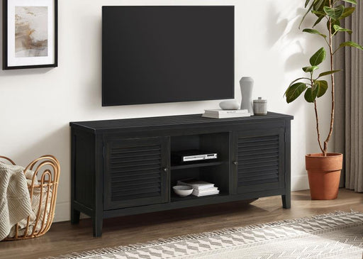 Concord 2-door 60-inch TV Stand Console Distressed Java Default Title