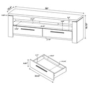 Elkton 2-drawer Engineered Wood 59-inch TV Stand