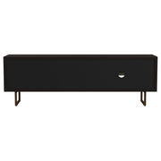 Marsden 2-door Mango Wood 70-inch TV Stand Charcoal Black