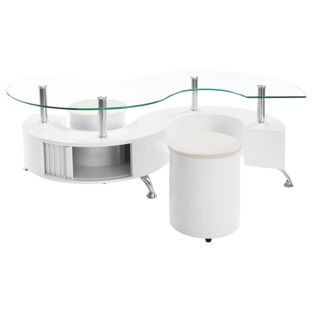 Buckley Coffee Table and Stools Set