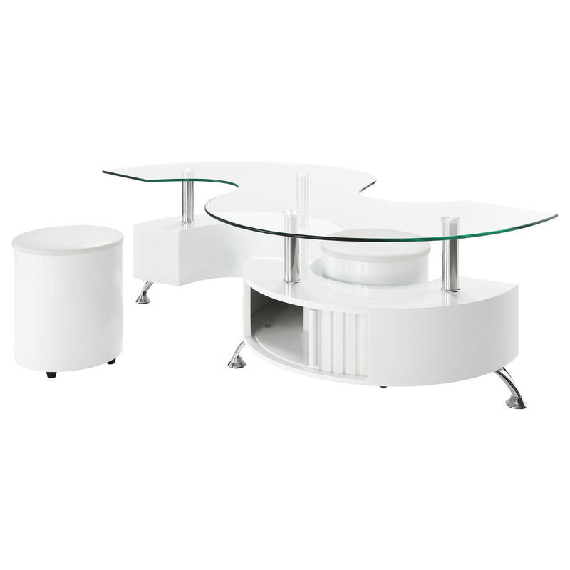 Buckley Coffee Table and Stools Set