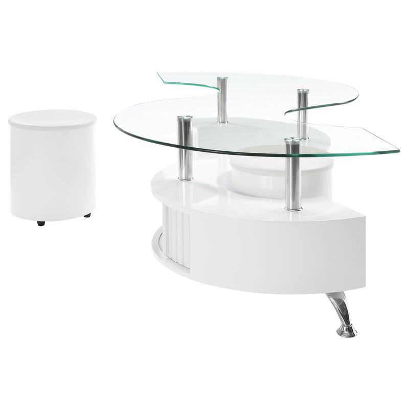 Buckley Coffee Table and Stools Set