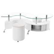 Buckley Coffee Table and Stools Set
