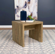 Lynette Square Engineered Wood End Table Mango Default Title