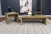 Lynette Rectangular Coffee and End Table Set Mango 2-piece