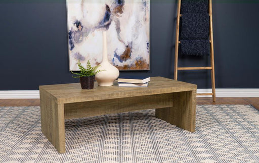 Lynette Rectangular Engineered Wood Coffee Table Mango Default Title