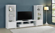 Jude 3-piece 71-inch TV Entertainment Center White High Gloss Default Title