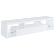 Jude 3-piece 71-inch TV Entertainment Center White High Gloss