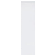Jude 3-shelf Engineered Wood Media Tower High Gloss White