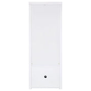 Jude 3-shelf Engineered Wood Media Tower High Gloss White