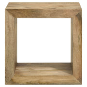 Benton Rectangular Solid Wood End Table Natural