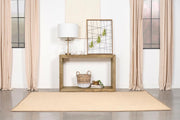 Benton Rectangular Solid Wood Sofa Console Table Natural Default Title