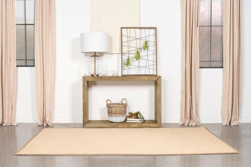Benton Rectangular Solid Wood Sofa Console Table Natural Default Title