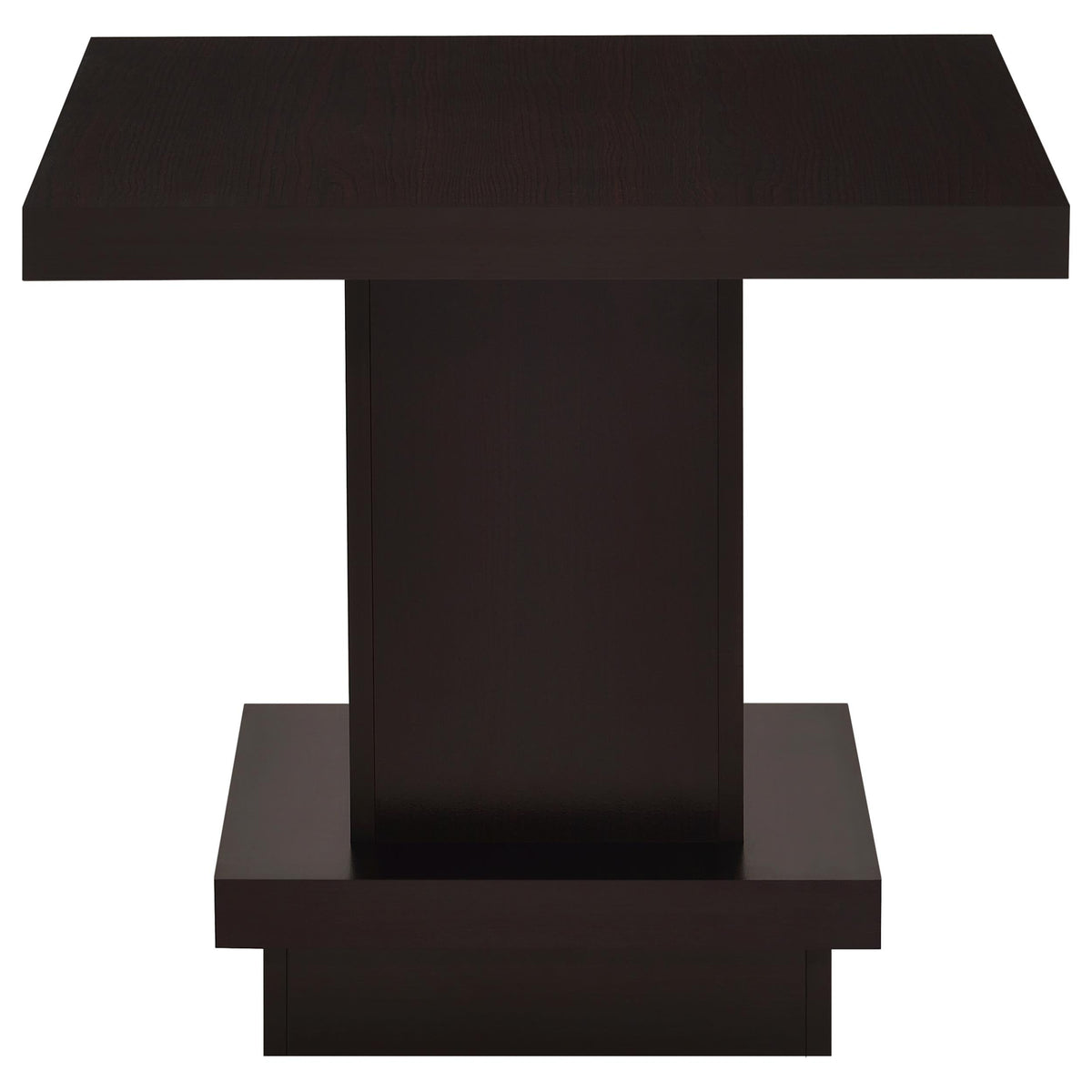 Reston Square Coffee and End Table Set Cappuccino