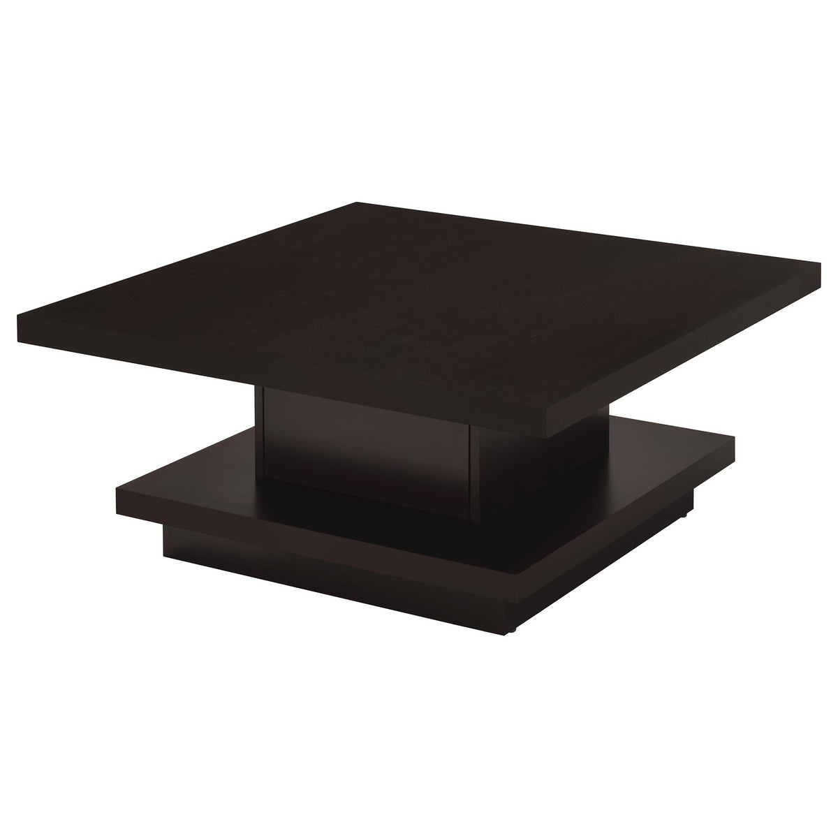 Reston Square Coffee and End Table Set Cappuccino
