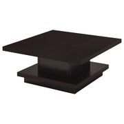 Reston Square Coffee and End Table Set Cappuccino