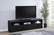 Rutland 78-inch 3-drawer TV Stand Media Console Black Default Title