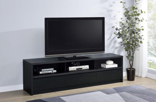 Rutland 78-inch 3-drawer TV Stand Media Console Black Default Title