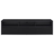 Rutland 78-inch 3-drawer TV Stand Media Console Black