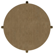 Arini Round End Side Table With Storage Shelf
