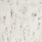 Haven Round Genuine White Marble Top End Side Table Black