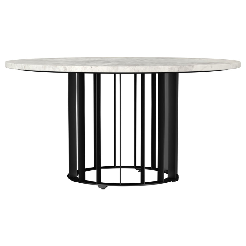 Haven Round Marble Coffee and End Table Set