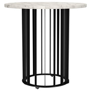 Haven Round Marble Coffee and End Table Set