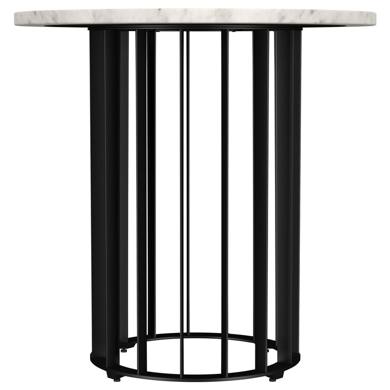 Haven Round Marble Coffee and End Table Set