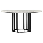 Haven Round Marble Coffee and End Table Set
