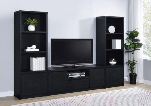 Winfield 3-piece Entertainment Center 60-inch TV Stand Black Default Title