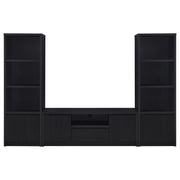 Winfield 3-piece Entertainment Center 60-inch TV Stand Black