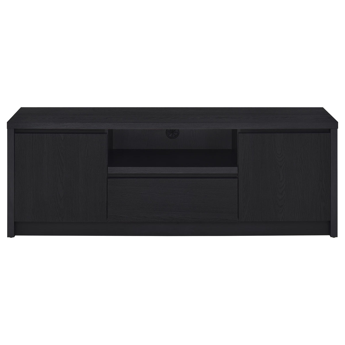 Winfield 60-inch 2-door TV Stand Media Console Black