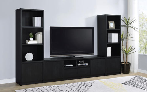 Winfield 3-piece Entertainment Center 78-inch TV Stand Black Default Title