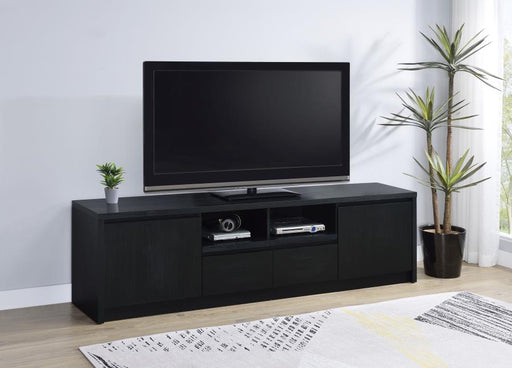 Winfield 78-inch 2-door TV Stand Media Console Black Default Title