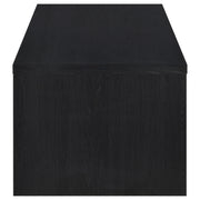 Knapp Lift Top Cocktail Coffee Table with Dual Drawers Black