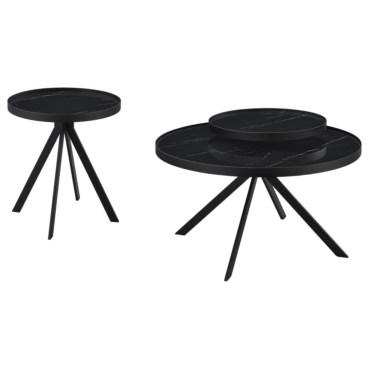 Briggs Round Coffee and End Table Set