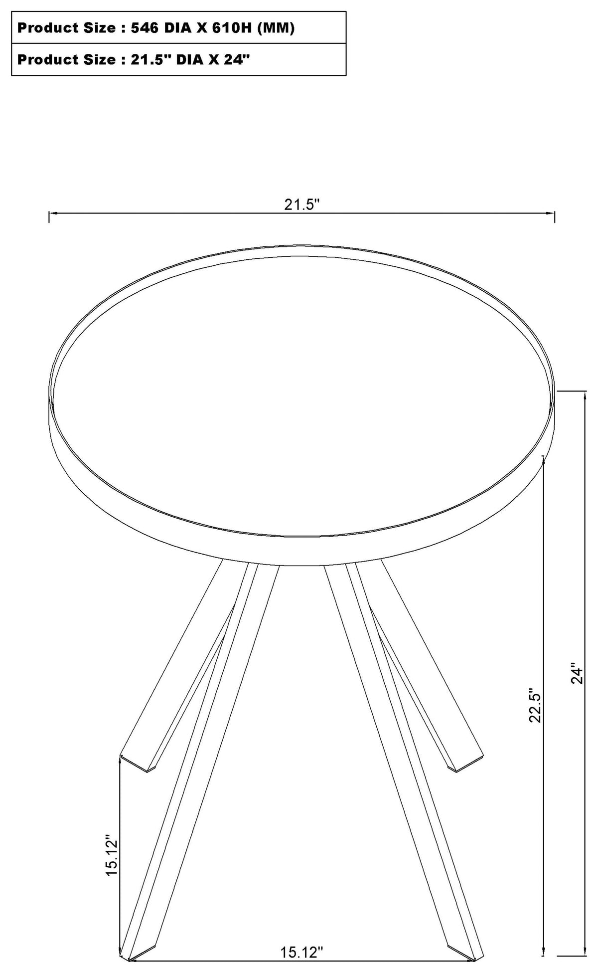 Briggs Round Coffee and End Table Set