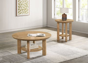 Ottowa 36-inch Round Wood Cocktail Coffee Table