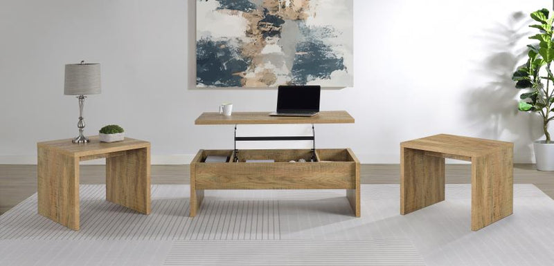 Canoga Lift Top Cocktail Coffee Table Set Mango 3-piece