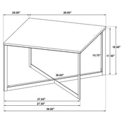 Tobin Marble Top Coffee and End Table Set