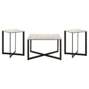 Tobin Marble Top Coffee and End Table Set
