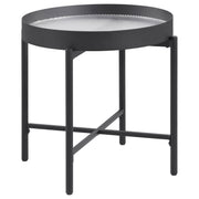 Ozella Round Coffee and End Table Set Sandy