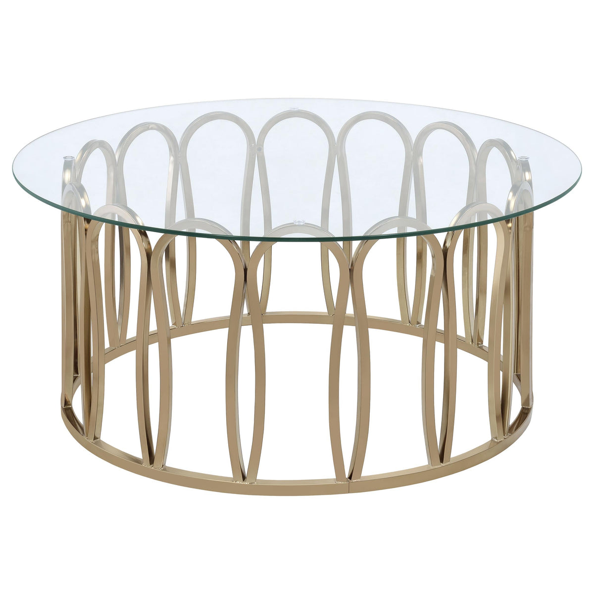 Monett Coffee and End Table Set Chocolate Chrome