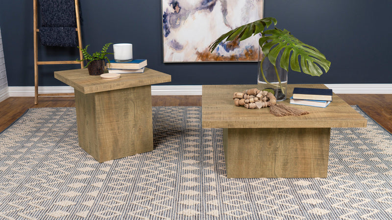 Devar Square Coffee and End Table Set