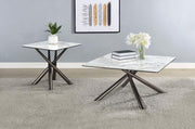 Carvell Square Coffee and End Table Set Mirage 2-piece