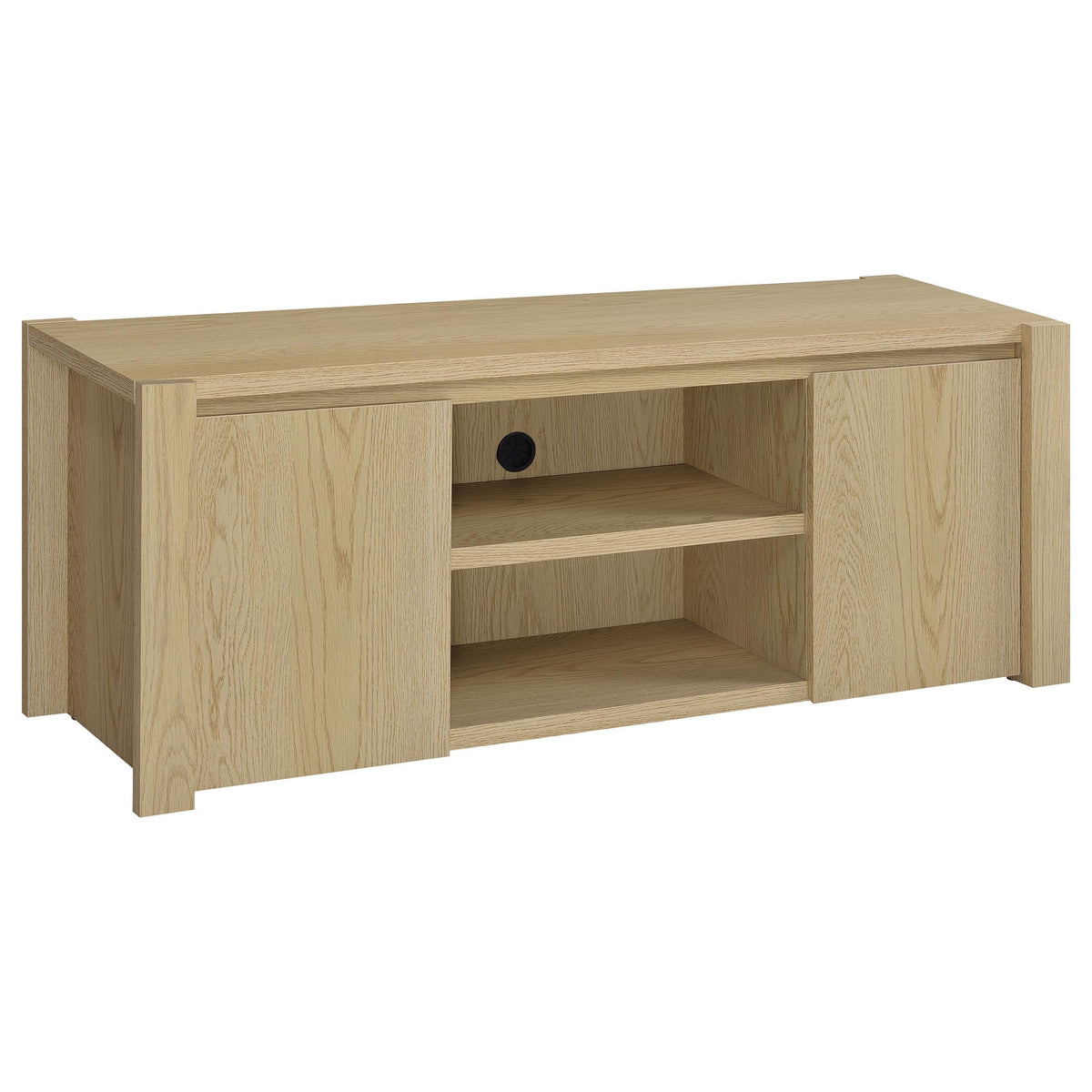 Laurelton 3-piece Entertainment Center TV Stand Light Oak