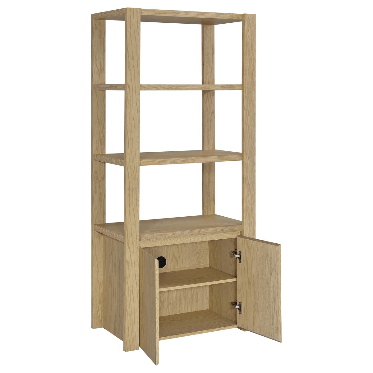 Laurelton 3-piece Entertainment Center TV Stand Light Oak