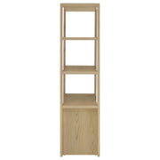 Laurelton 3-shelf Media Tower Tall Pier Cabinet Light Oak