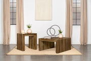Odilia Solid Wood Coffee and End Table Set Auburn 2-piece
