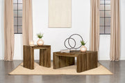 Odilia Solid Wood Coffee and End Table Set Auburn